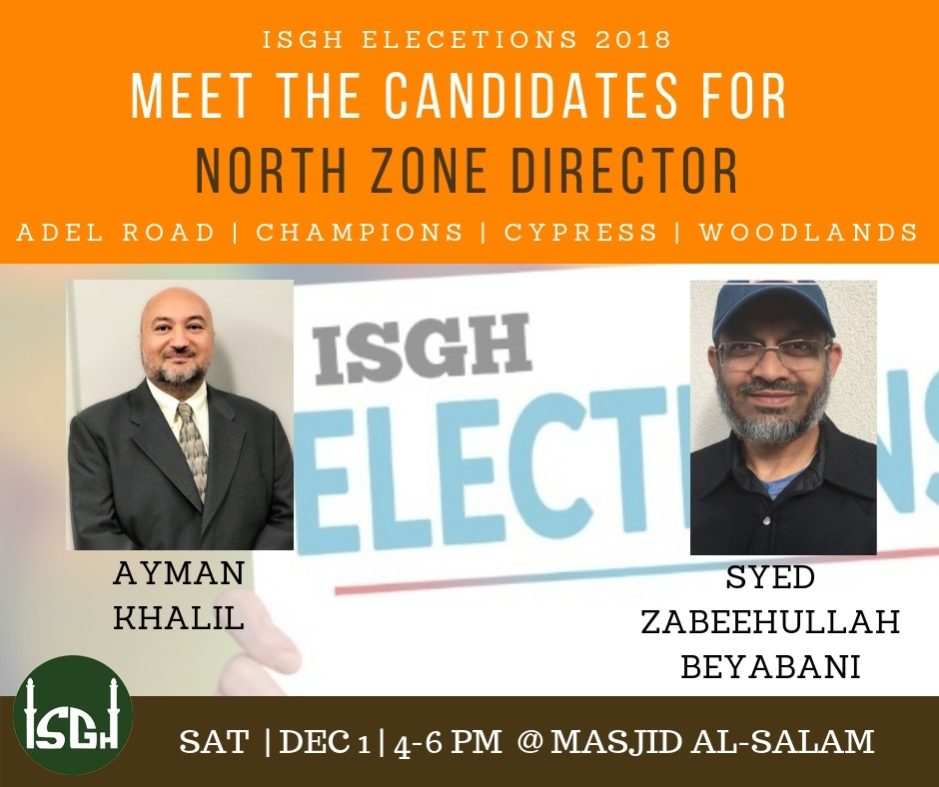 Meet The North Zone Candidates Masjid Alsalam
