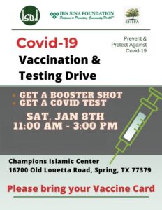 COVID19 Vaccine Booster Shot and Testing