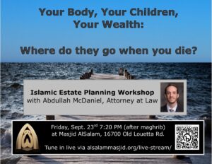 Islamic Estate Planning Workshop