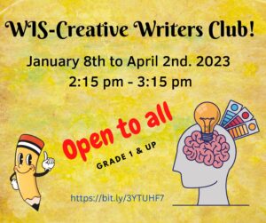WIS Creative Writers Club
